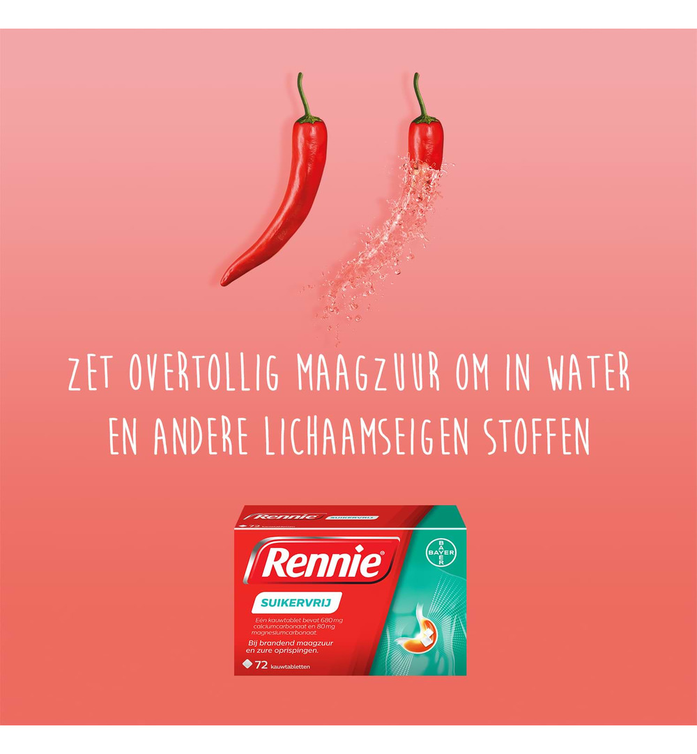 Rennie Suikervrij (72 tabletten) - image 7