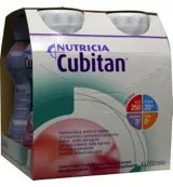 Cubitan Aardbei 200ml (4 stuks)