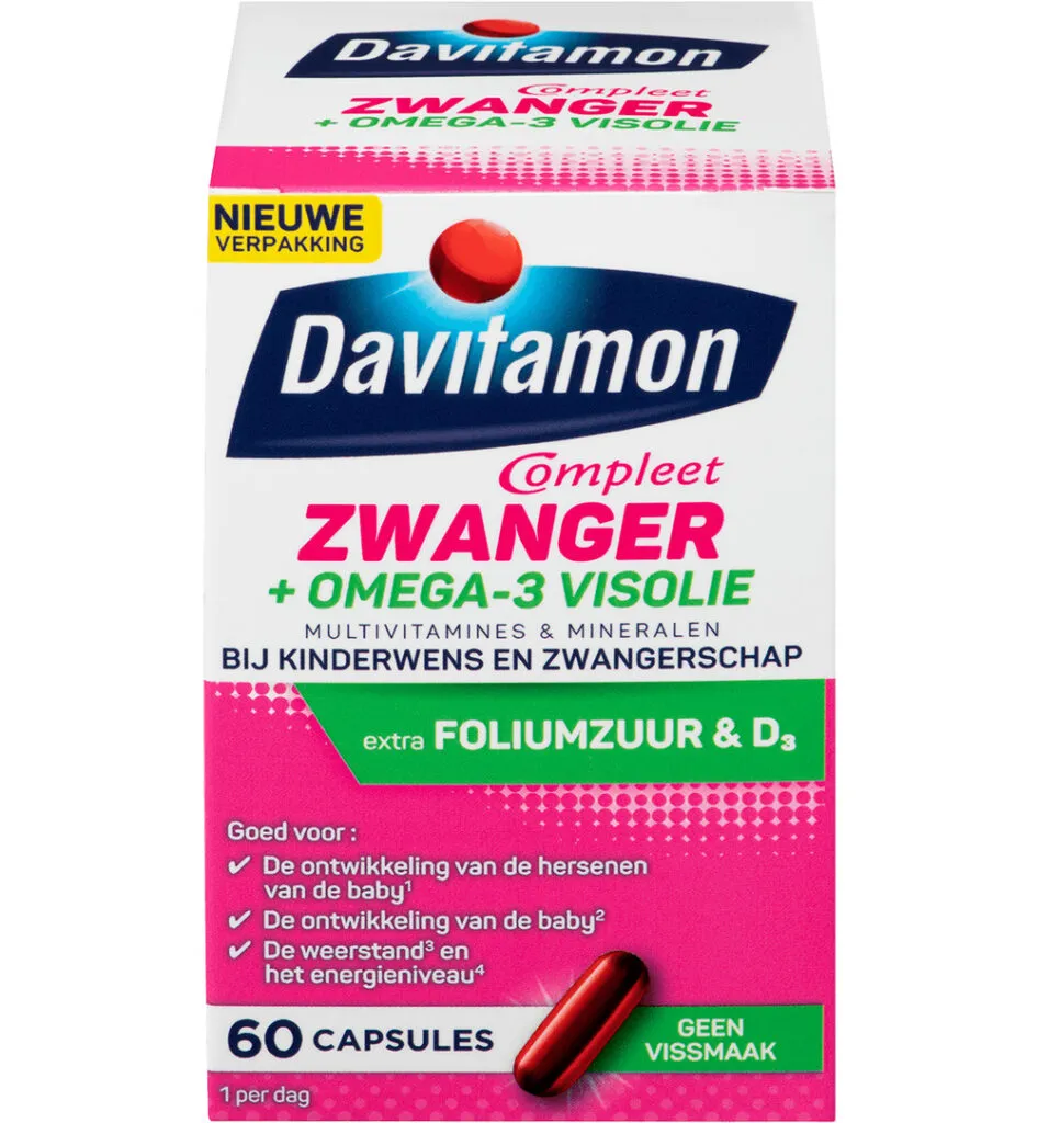 Davitamon Compleet Zwanger Plus Visolie (60 capsules)