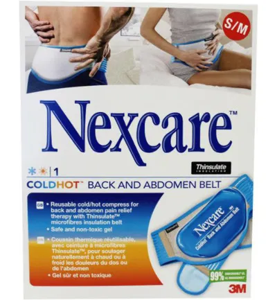 Nexcare Cold hot belt rug buik S/M (1 stuk)