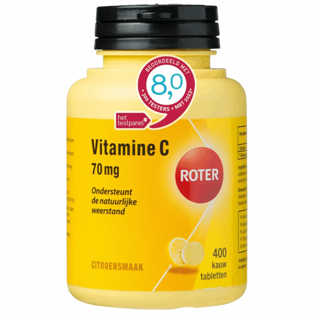 Roter Vitamine C 70 mg kauwtablet (400 tabletten)