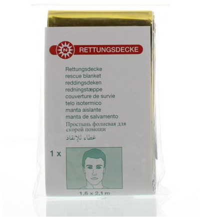 Medzorg Reddingsdeken goud/zilver 160x210 (1 stuk)