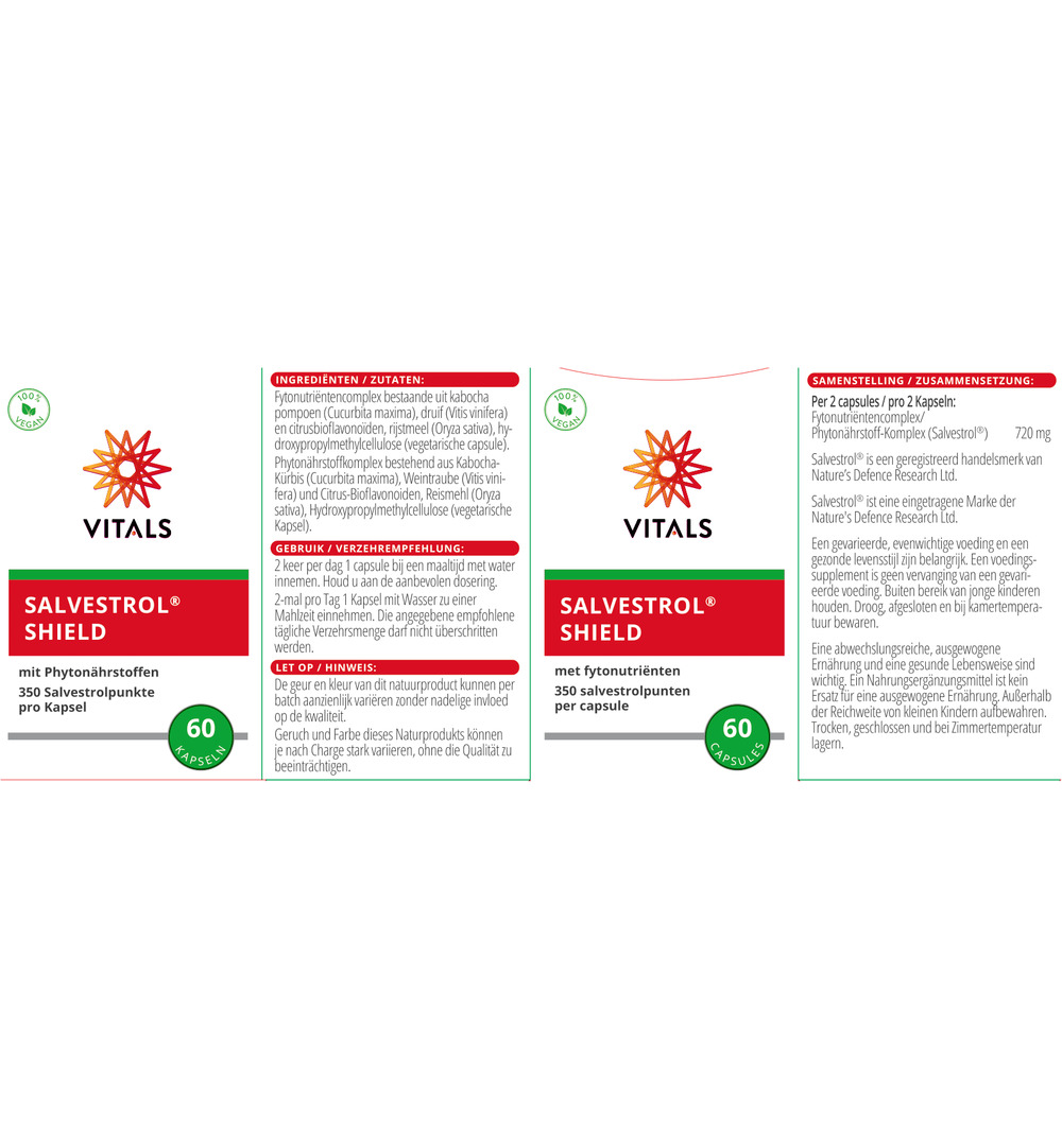 Vitals Salvestrol shield (60 capsules) - image 3