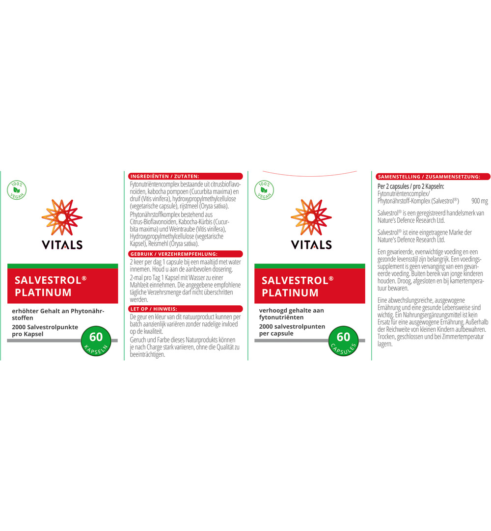 Vitals Salvestrol platinum (60 capsules) - image 3