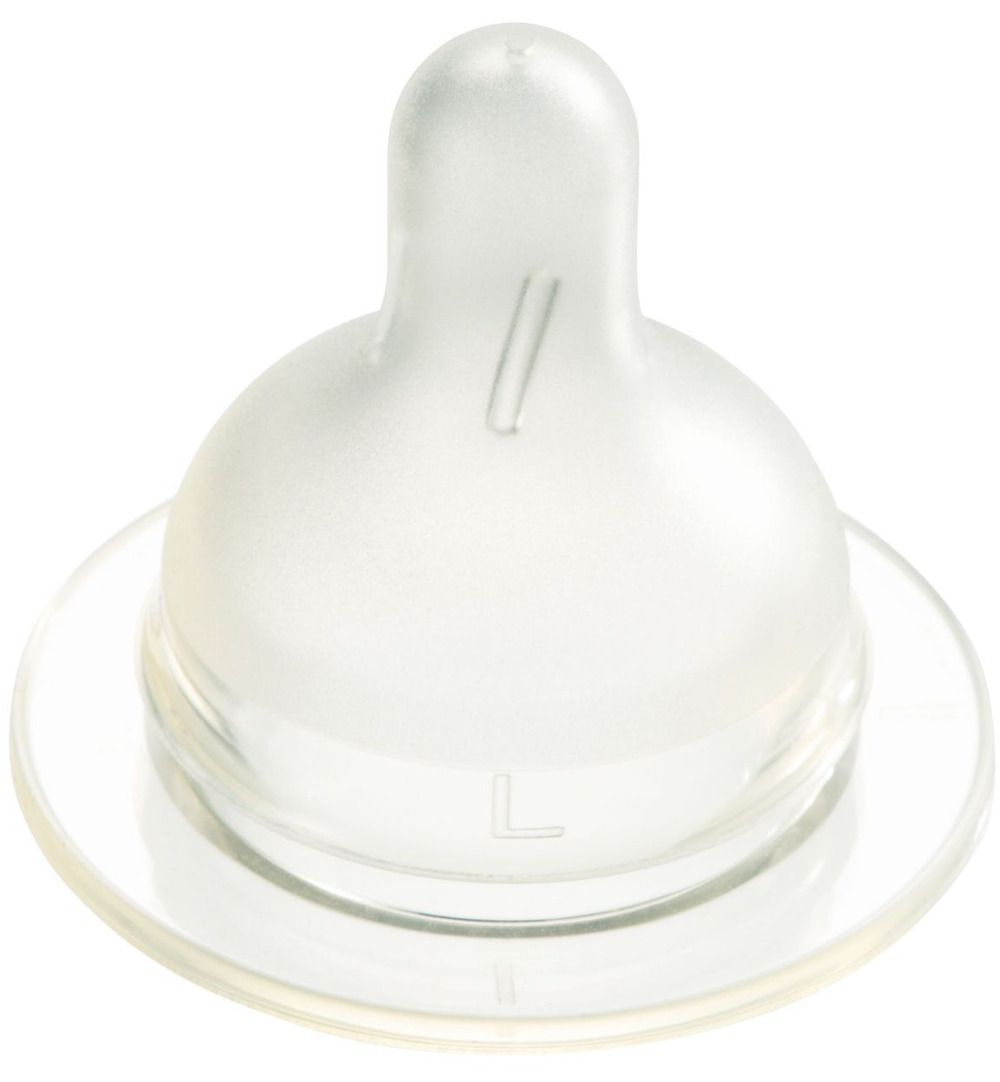 Difrax Flesspeen soft breed large (2 stuks)