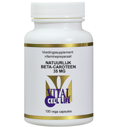 Vital Cell Life Beta caroteen 35 mg pro vitamine A (100 vega capsules)