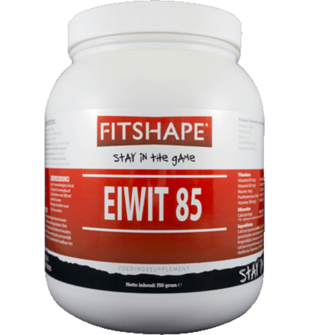 Fitshape Eiwit 85 I aardbei (750 gr)