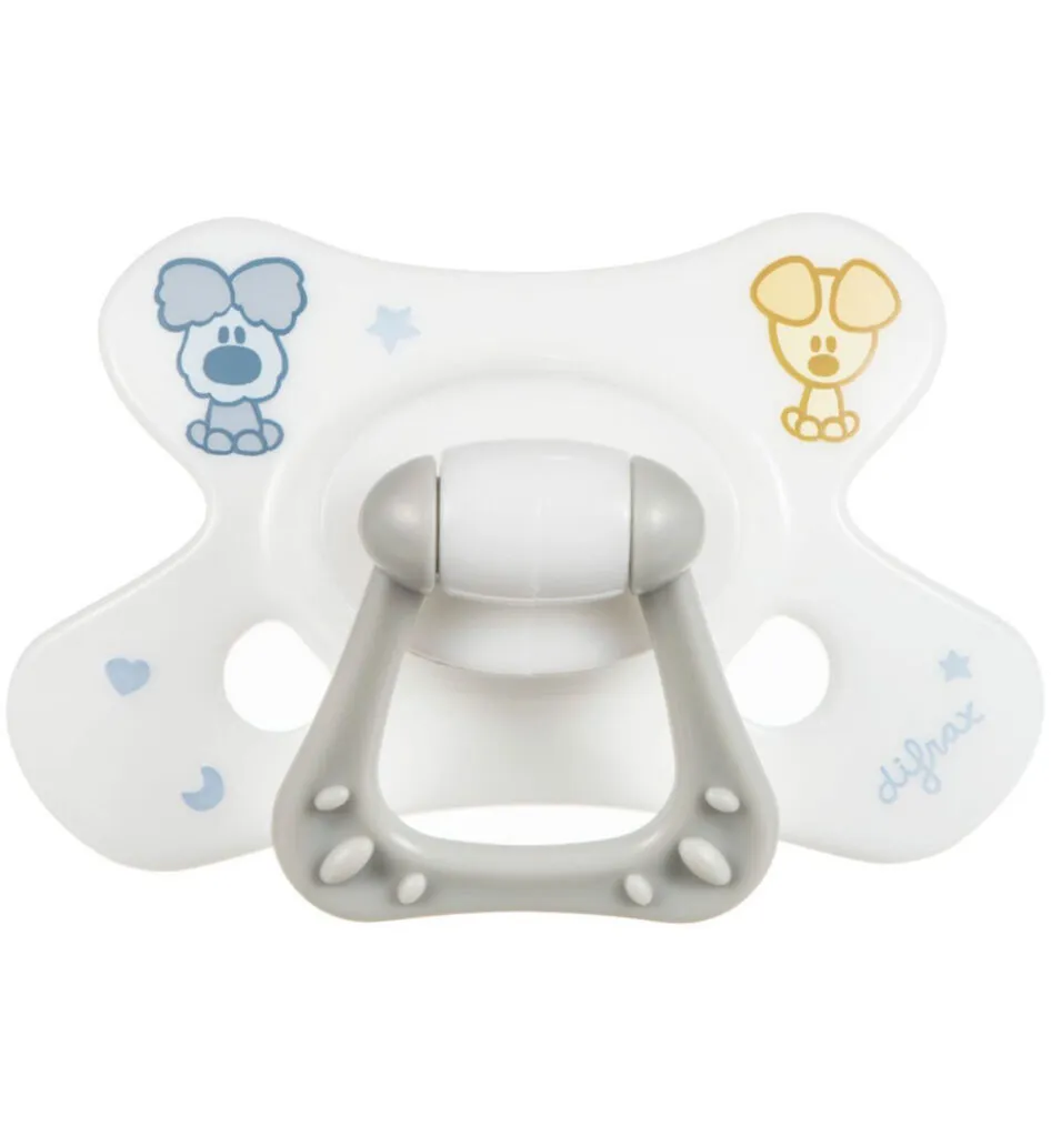 Difrax Fopspeen natural 12+ maanden Woezel en Pip (1 stuk)