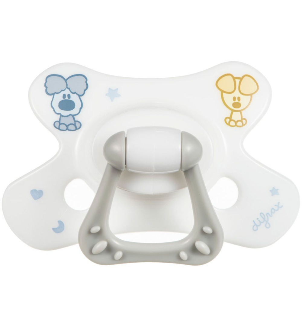 Difrax Fopspeen natural 12+ maanden Woezel en Pip (1 stuk)