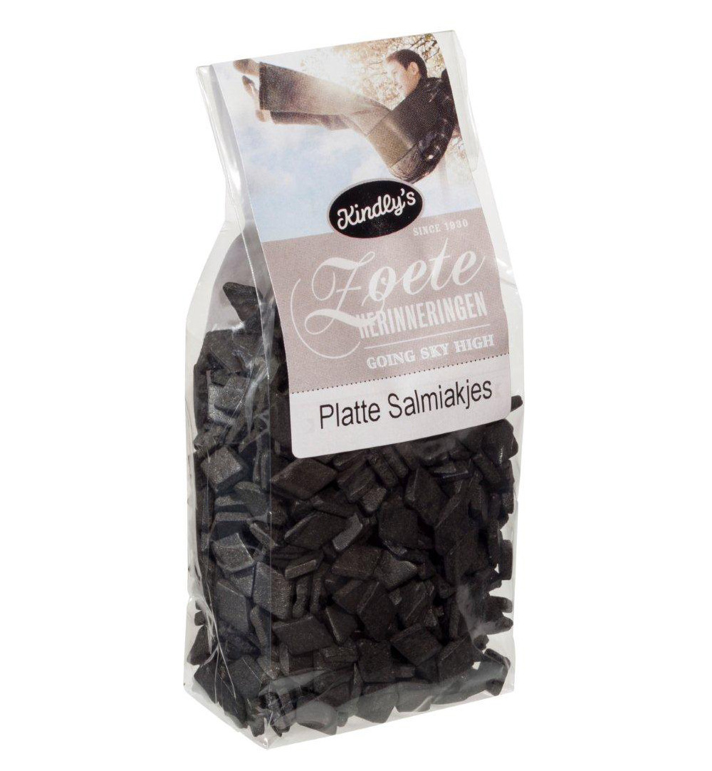 Kindly's Platte salmiak zoete herinneringen (130 gr)
