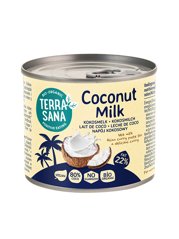 Terrasana Kokosmelk 22% Vet Bio (200 ml)