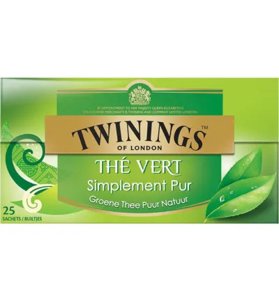 Twinings Puregreen tea (25 stuks)