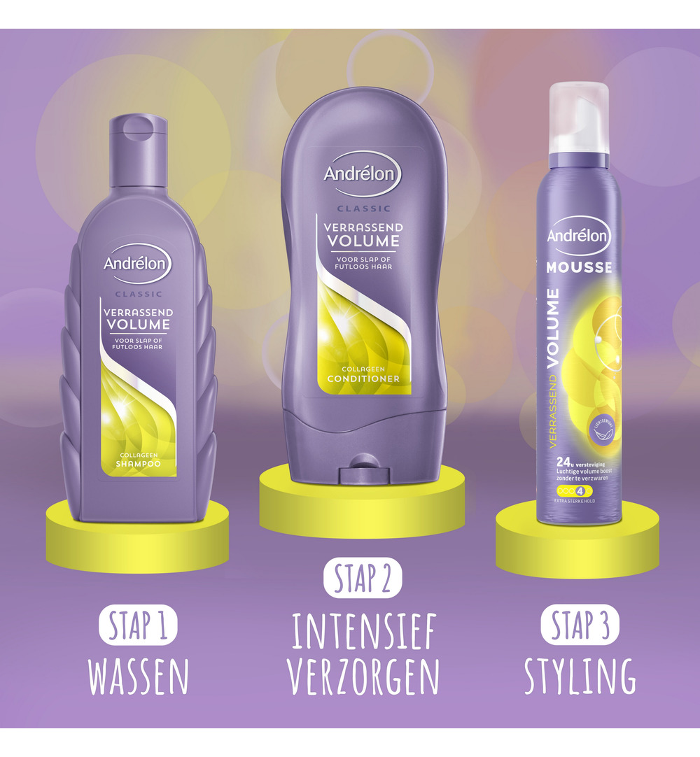 Andrelon Mousse Verrassend Volume (200 ml) - image 4