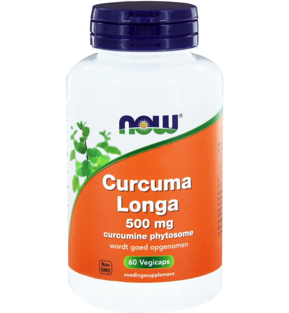 Now Curcuma Longa 500 mg (60 vega capsules)