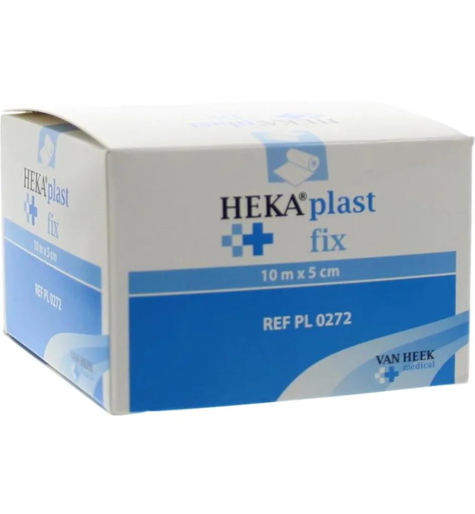Hekaplast Fix pleister 10x5 cm (1 rol)