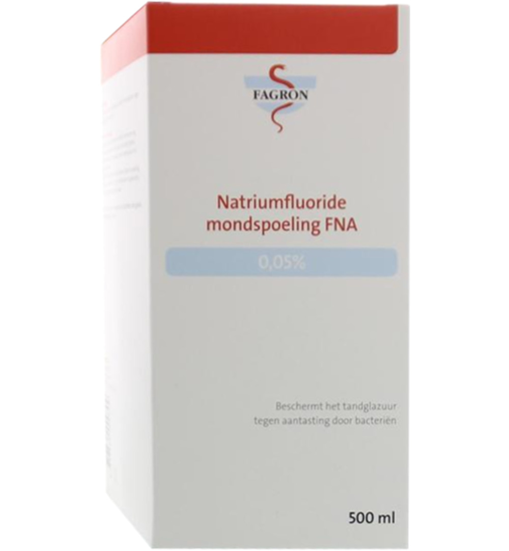 Fagron Natriumfluoride mondspoeling 0.05% (500 ml)