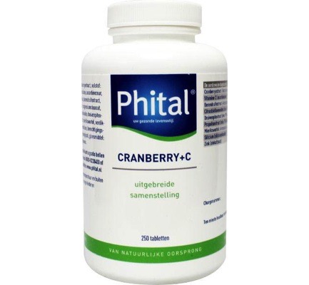 Phital Cranberry + C (250 tabletten)
