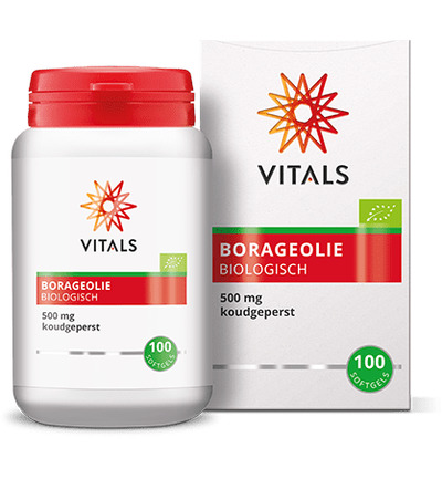 Vitals Borageolie 500 Mg Bio (100 softgels)