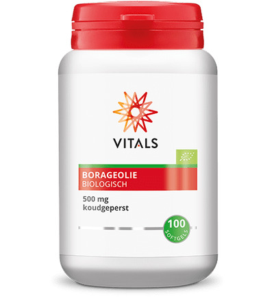 Vitals Borageolie 500 Mg Bio (100 softgels)