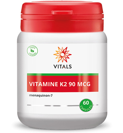 Vitals Vitamine K2 90 mcg (60 vega capsules)