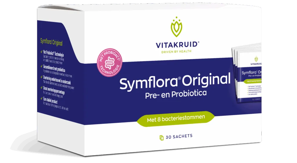 Vitakruid Symflora® Original Pre- En Probiotica 8 Stammen (30 Zakjes)