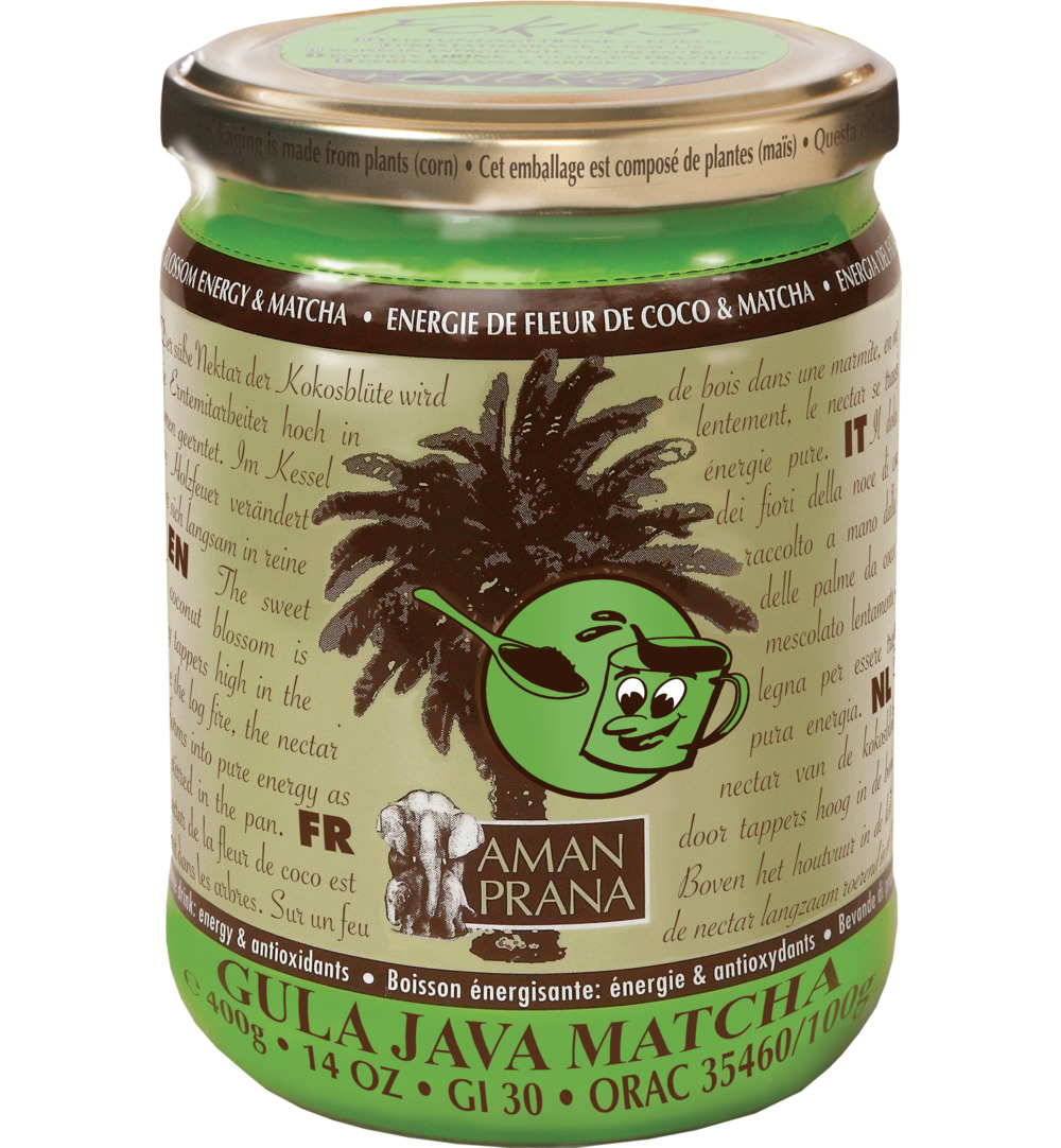 Amanprana Gula java matcha bio (400 gr)