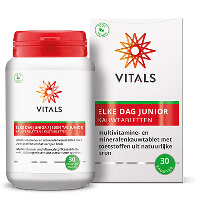 Vitals Elke dag junior (30 kauwtabletten)
