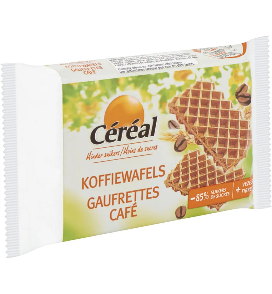Céréal Koffiewafels minder suiker maltitol (90 gr)