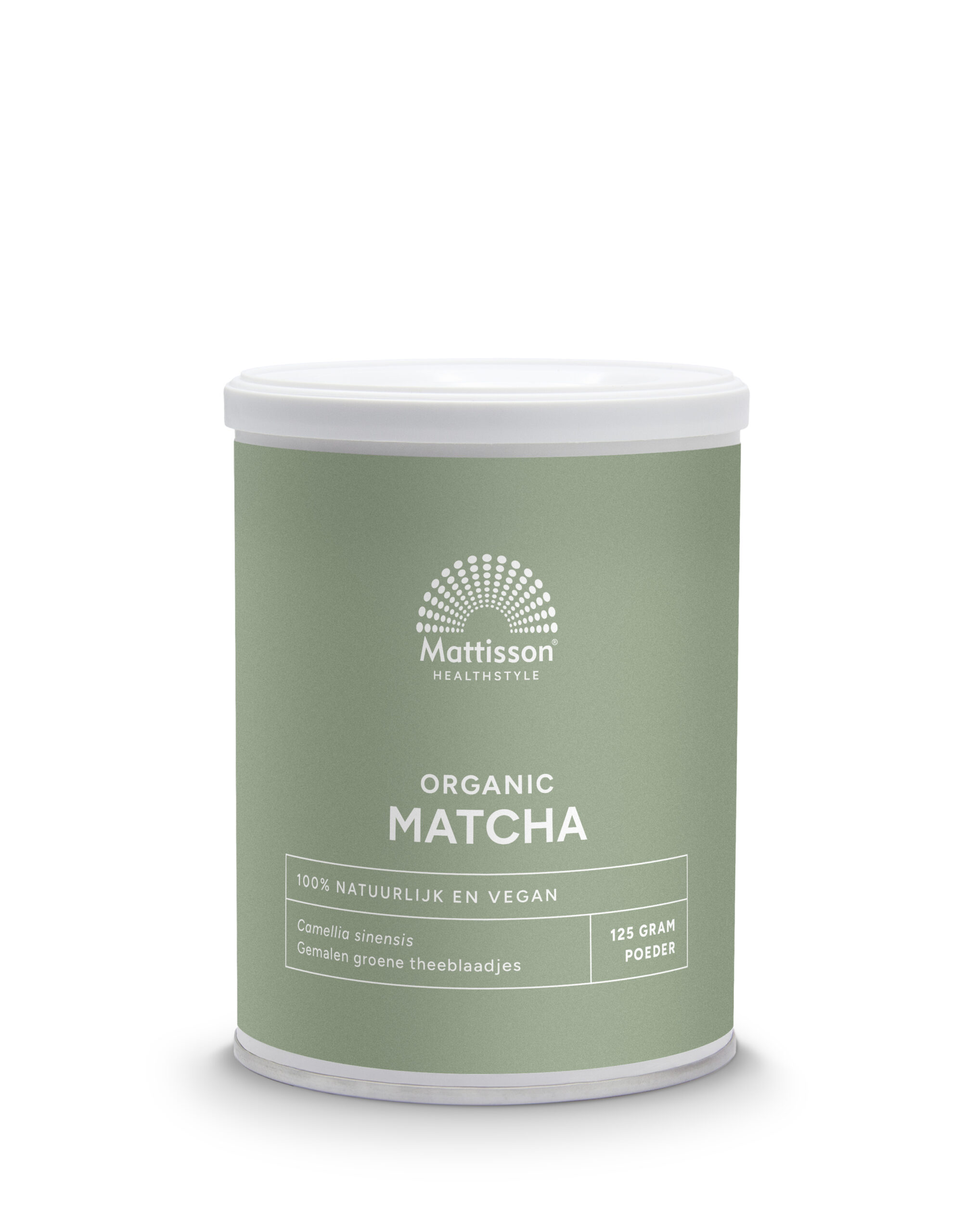 Mattisson Matcha Powder Poedergreen Tea Bio (125 gr)