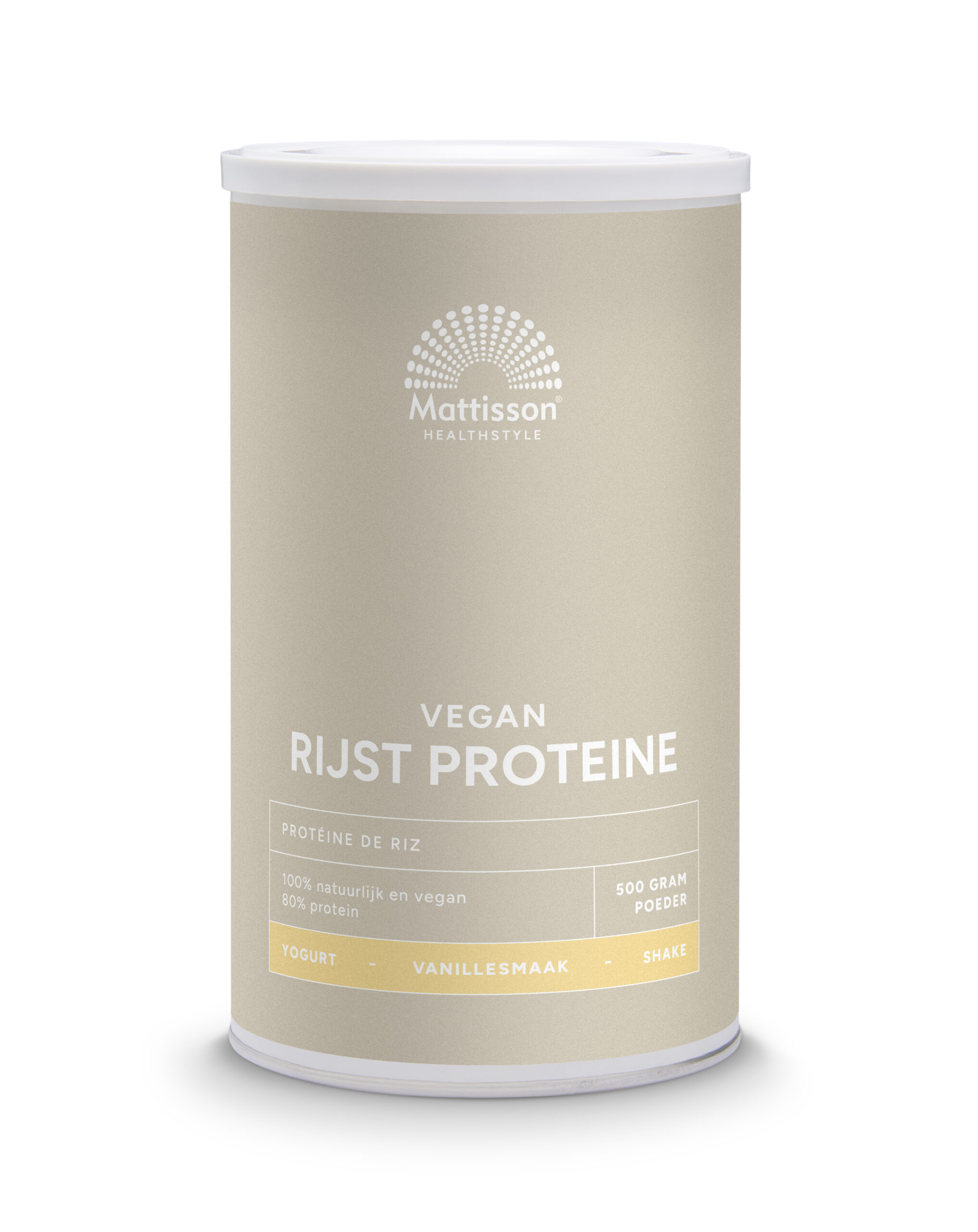 Mattisson Absolute Rijst Proteine Vanille Vegan 80% Bio (500 gr)