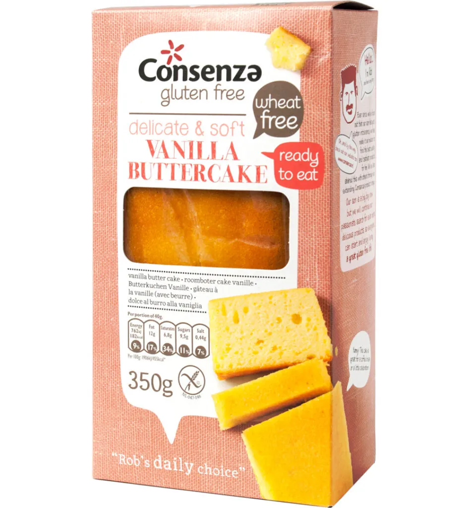 Consenza Roomboter cake vanille (350 gr)
