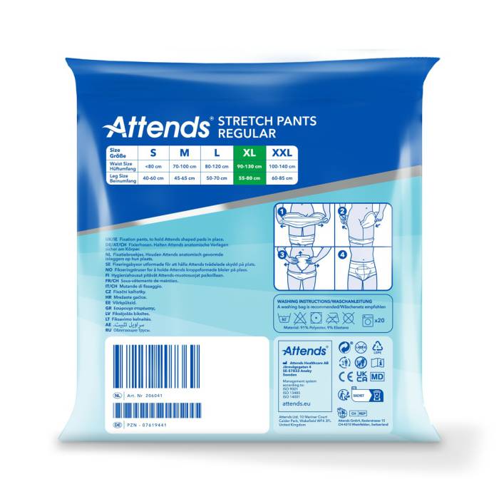 Attends Stretchpants regular maat XL (3 stuks)