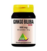 Snp Ginkgo biloba 500 mg puur (90 tabletten)