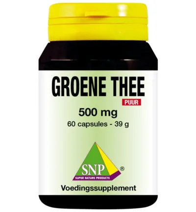 Snpgroene thee 500 mg puur (60 capsules)