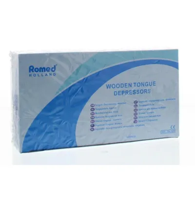 Romed Tongspatel Hout 150X18Mm (100 stuks)