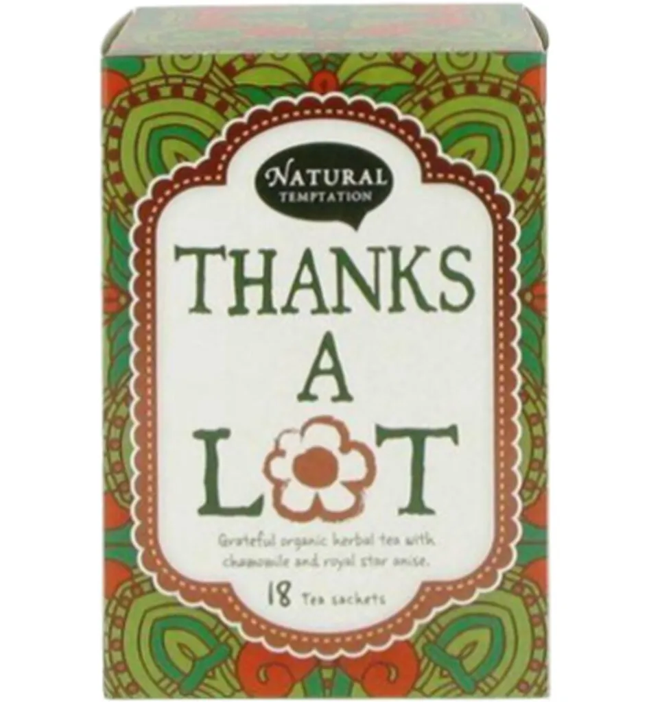 Natural Temptation Thanks A Lot Thee Bio (18 stuks)