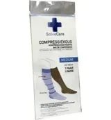 SolvaCare Compressiekous beige M 23 - 26 cm (1 paar)