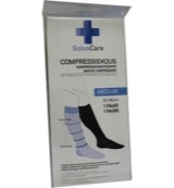 SolvaCare Compressiekous zwart M 23 - 26 cm (1 paar)