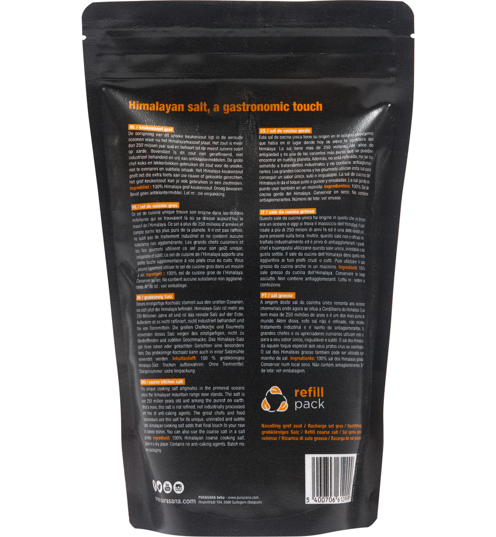 Purasana Himasala Keukenzoutgrof Navul/Selgros Recharge (1000 gr)