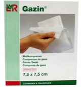 Gazin Gaaskompres 7.5 x 7.5 steriel (5 x 2 stuks)
