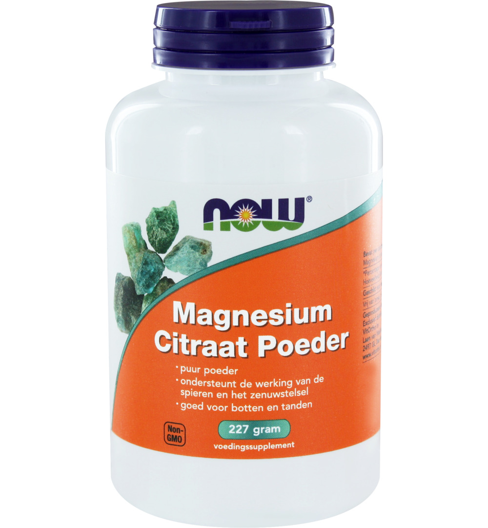 Now Magnesium citraat poeder (227 gr)