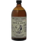 Marius Fabre Nature Marseille zeep tijm dille navul (1000 ml)