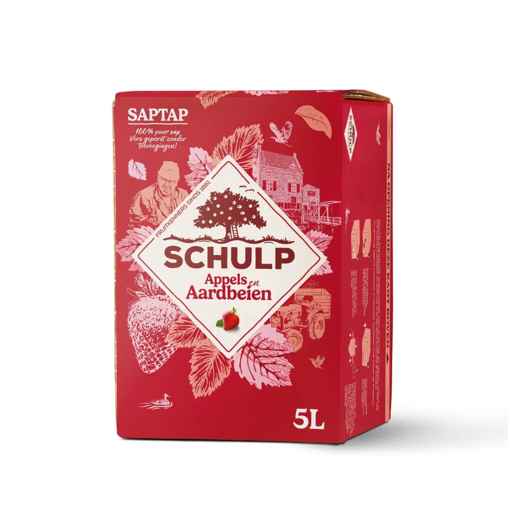 Schulp Appel-Aardbei Saptap (5000 ml)