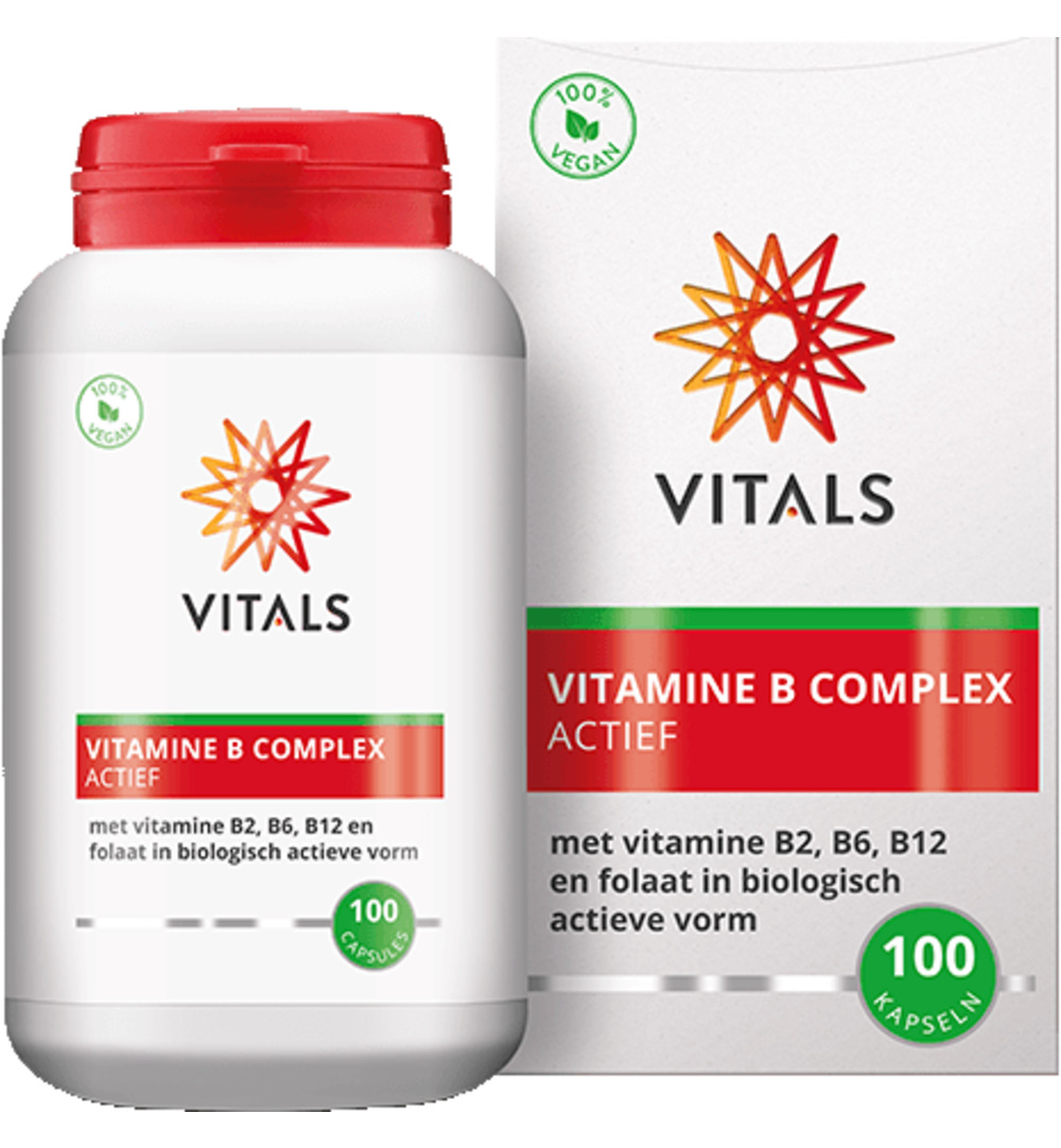 Vitals Vitamine B Complex Actief (100 capsules)