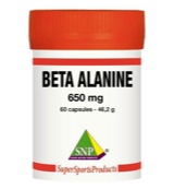 Snp Beta alanine 650 mg puur (60 capsules)
