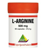 Snp L-arginine 500 mg puur (60 capsules)