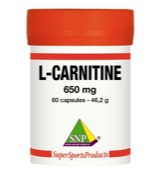 Snp L-Carnitine 650 mg puur (60 capsules)