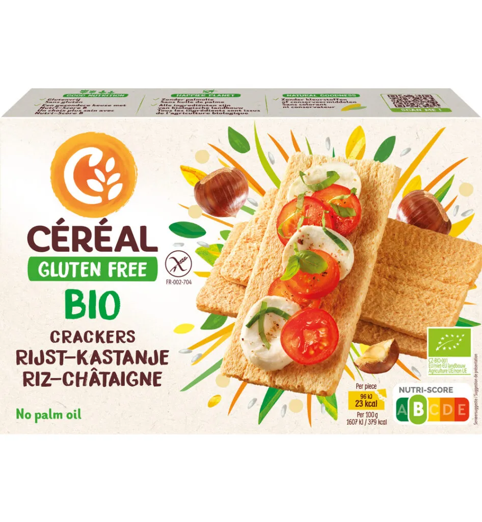 Céréal Cracker Rijst Kastanje Bio (250 gr)