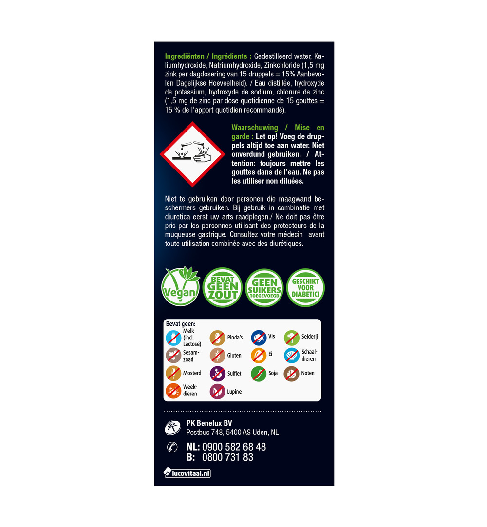 Lucovitaal Zuur Base Balans Druppels (30 ml) - image 3