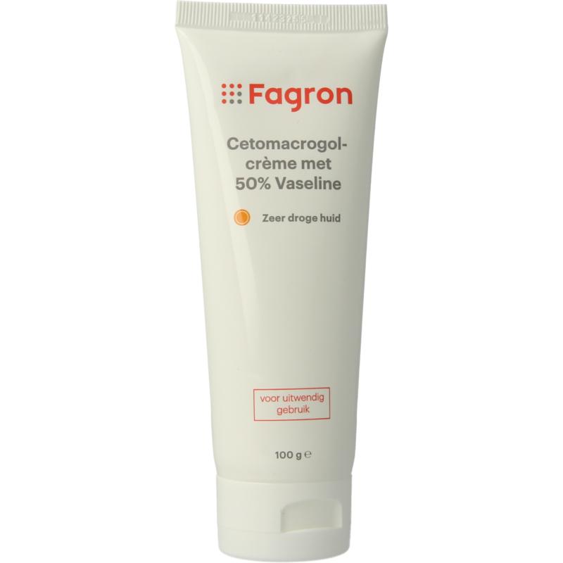 Fagron Cetomacrogol creme 50% vaseline (100 gr)